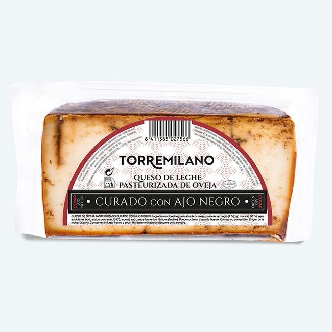 Queso de Oveja Pasteurizado Curado con Ajo Negro