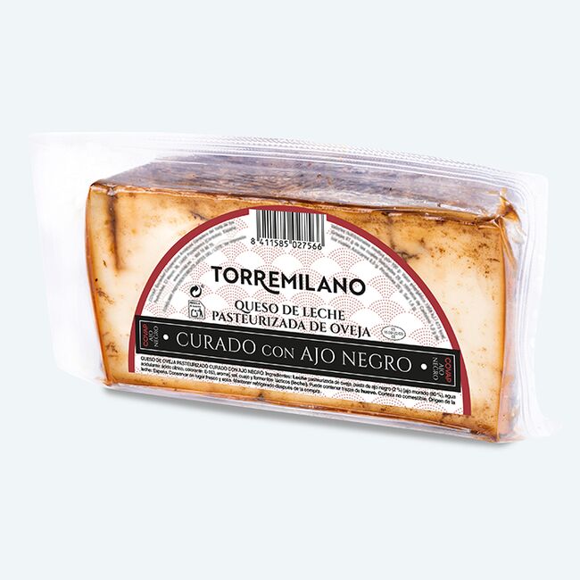 Queso de Oveja Pasteurizado Curado con Ajo Negro
