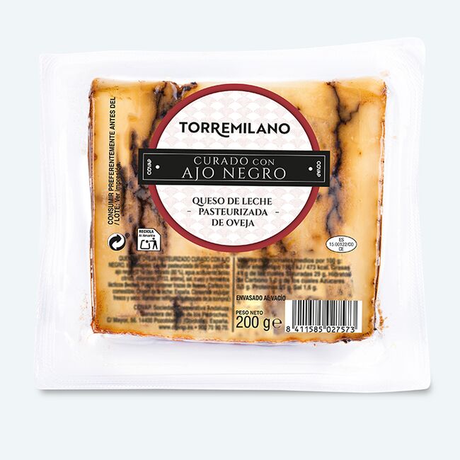 Queso de Oveja Pasteurizado Curado con Ajo Negro