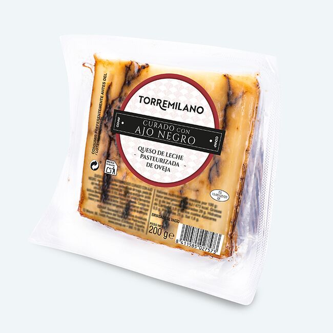 Queso de Oveja Pasteurizado Curado con Ajo Negro