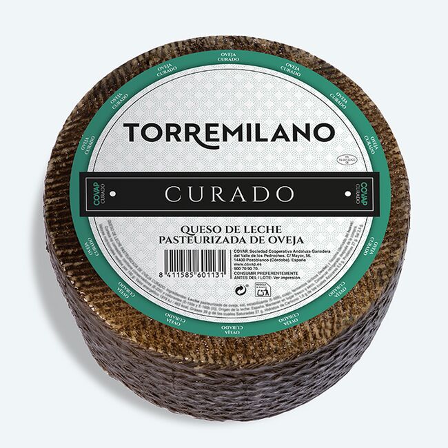 Queso de Leche Pasteurizada de Oveja Curado