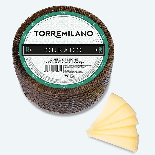 Queso de Leche Pasteurizada de Oveja Curado