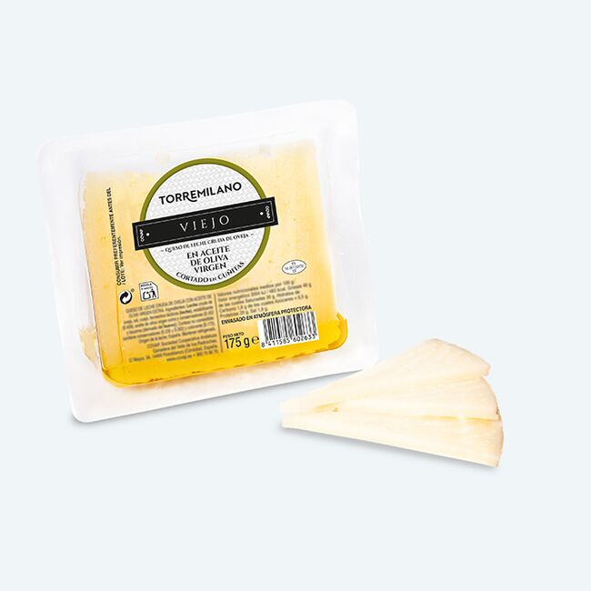 Queso de Leche Cruda de Oveja Viejo en Aceite de Oliva