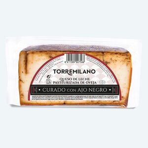 Queso de Oveja Pasteurizado Curado con Ajo Negro