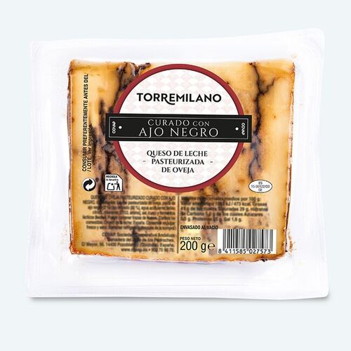 Queso de Oveja Pasteurizado Curado con Ajo Negro